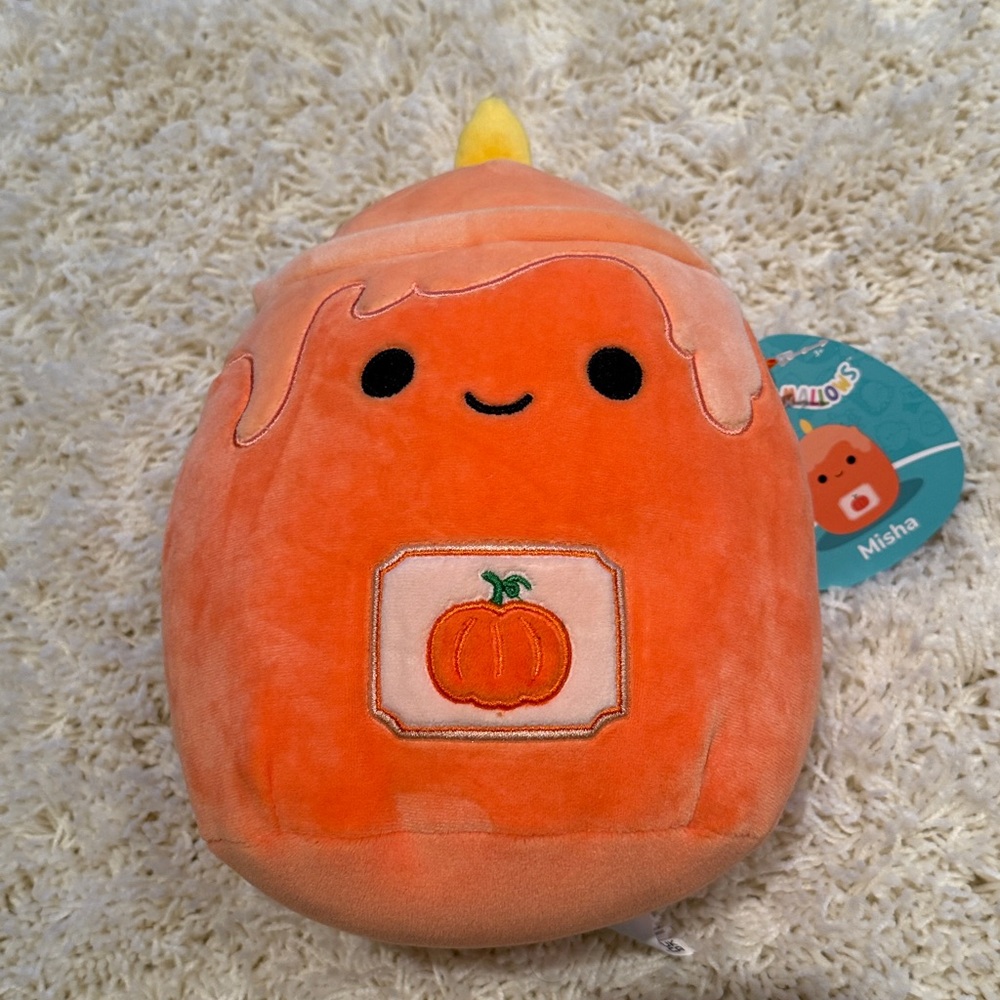 Squishmallows Misha Plush in Vibrant Orange